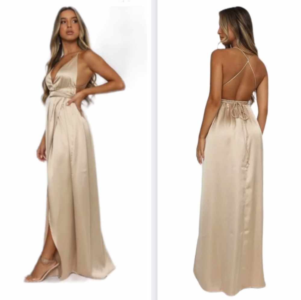 White Fox Akela Maxi Dress - Picture 1 of 10